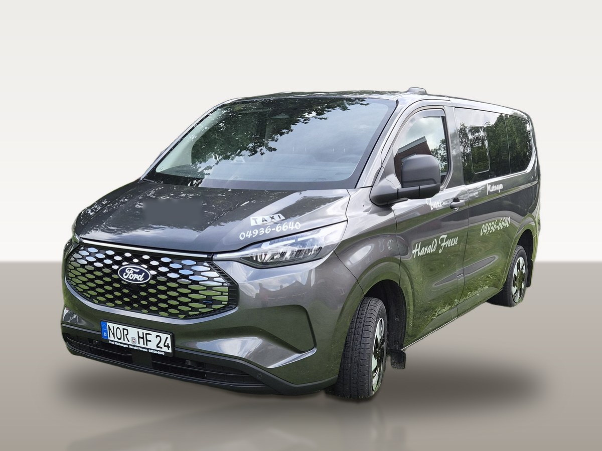 E-Mobil Taxi Freese – vollelektrischer Ford Transit Custom, neunsitziger Großraum-Bus